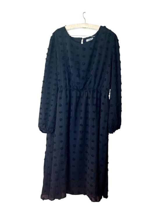 In'Voland Dresses & Skirts - In'Voland Whimsigoth Swiss Dot A-line Midi Dress 22W